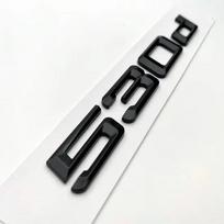 3D ABS Logotipas 530d Emblema Raidės Lipdukas Automobilio Galinės Bagažinės Ženklelis Decal BMW 5 Serijai E60 E39 F10 F11 E61 F07 G30 Automobilių Aksesuarai black