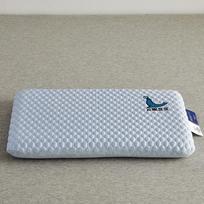 Kids Memory Foam Latex Pillow Ages 3-6 Washable Cotton Cover Hypoallergenic Support In Pink Blue Gray 50x30x5 cm gray