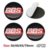 BBS Metalinis lenktas paviršius Automobilio ratlankio dangtelio lipdukai 4 vnt. 56 mm 60 mm 65 mm 70 mm BBS Padangos centro lipdukas Raudonas Auksinis Juodas Sidabrinis 56mm