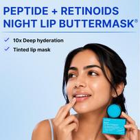 ALANNA Night Lip Butter Mask | Tripeptides, Olive Squalane & Vitamin E | Soft, Smooth & Plump Lips | Sleeping Mask | Lip Balm For Dry Chapped Lips | black