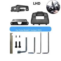 Swivel Mount Tilt Screen Rotating Bracket Kit Display Monitor Rotate Accessories For Tesla Model Y Juniper 2025 Model Y/3 2021+ Model Y Juniper LHD gray