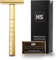 on exclusive warranty HENSON SHAVING AL13 Shaver MEDIUM [Gentle skin] [Japan color] [Authentic product/Manufacturer's included] (BRIGHT GOLD) black