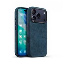 100% itališkas Alcantara magnetinis dėklas IPhone 18 17 Pro Max Air prabangiam su Magsafe dangteliu Odiniai telefono dėklai IPhone 18Pro For iPhone 17 Air black