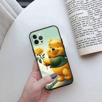II25 Mikė Pūkuotukas Telefono Dėklas iPhone 6 6s 7 8 11 12 13 14 15 XS Pro Max XR X SE Samsung S20 S21 S22 S23 S24 FE Ultra Plus Lite S21S A55 Samsung S24 Plus elnias