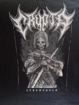 Vtg Crypta Stronghold Black Cotton T-Shirt All Size S-345XL Gift For Fans Unisex T-Shirt L gray