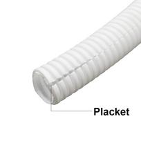 Juodas/Baltas/Pilkas/Oranžinis PP izoliuotas gofruotas vamzdelis 7mm - 28mm Laidinio pynės vielos pravedimo plastikinė vielos apsaugos mova OD 25mm X 3 Meters