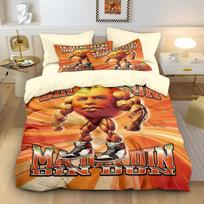 Ai Italian Brainrot Tung Tung Sahur Duvet Cover Bedding Comforter Sets Quilt Cover And Pillowcases Single/Double/Queen/King 200x230cm