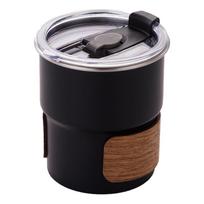 with Lid Coffee Camping Mug 300ml Water Cup Portable Coffee Cup  Outdoor smėlis