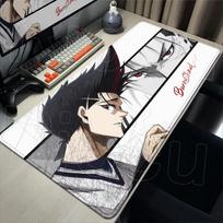 Anime Blue Lock Large Mouse Pad Non-Slip Gaming XXL Office Gamer Keyboard Extend Desk Mat Rin Itoshi Laptop Rubber Soft Mousepad 30x60cm white