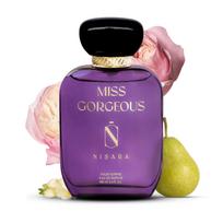 Nisara Miss Gorgeous Eau de Parfum for Women, 100 ml, Floral Fruity Fragrance 100 ml black