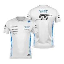 Boy 3D T-shirt 2025 F1 Williams Team T-shirt Carlos Sainz Formula One Alex Alben 2025 T-shirt  Boy Wo Boy Kids Fans Shirt 3d Printed T-shirt 170 white