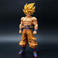 30cm Anime Dragon Ball Super Saiyan Goku Action Figure Model Toy Office Desktop Ornament Pvc  Pc Case Statue Collectible Gifts brown