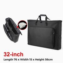 24/25/27/32 Inch Monitor Carrying Bag With Cushioning Foam Shockproof Full Protection Traveling Portable Computer Screen Case 32 inches