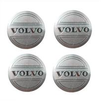 4 vnt. 56 mm automobilio ratlankio dangtelio lipdukas tinka Volvo S8LXC60XC90 ratlankio centro dangteliui žymėti ir atnaujinti. sidabras
