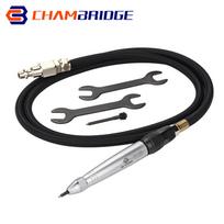 Air Micro Die Grinder Kit Grinding Cutting Mini Pneumatic Polishing Engraving Lettering Tool Hose Scribe Engraving Pen 16500RPM Pen set
