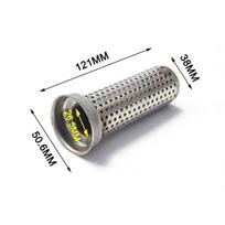 Exhaust Universal DB Killer Pipe 51Mm Muffler Removable Motorcycle Silencer Sound Reducer For Honda Yamaha Noise Eliminator 1 Pcs-B gray