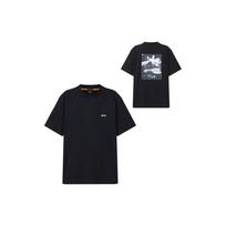 HUGO BOSS T-Shirts Men's Black Crew Neck Moderate Straight Fit 50485060-002 XXL gray