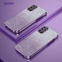 Blizgus silikoninis dėklas su blizgučiais Samsung Galaxy A53 A13 A23 A33 A73 A12 A22 A32 A42 A52 A72 A52S A750 minkštas galinis dangtelis Galaxy A32 5G violetinė