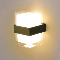 1 vnt. Modernus LED sieninis šviestuvas Kvadratinis Vidaus svetainės Miegamojo Koridoriaus Praėjimo Sofos Fono Sienos Sieninis šviestuvas beige