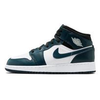Air Jordan 1 Mid GS Armory Navy Vaikams Sportbačiai Mėlyni Juodi Balti 554725-411 37.5 black
