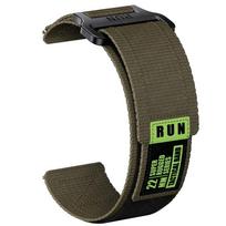 20 22 mm Garmin Easy Fit nailono dirželis Forerunner 255/265/965 apyrankei For Active /Vivoactive 4 apyrankei Venu universalus dirželis For Garmin Active armijos žalia spalva