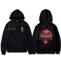 Rock Band Imagine Dragons Loom World Tour 2025 Hoodie Men Women Fashion Hip Hop Oversized Sweatshirt Male Vintage Casual Hoodies M black