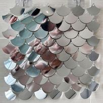 Shimmer Fish Scale Shaped Sequin Backdrop Baby Shower Wedding Photo Backdrop Birthday Decoration Backdrop Decoration Panels sidabras
