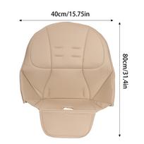 Dining Chair Cushion Kids Stay In Place Backing Seat Pad Cushion Leather Anti-Scratch Easy Clean Chair For Antilop High Chair smėlis