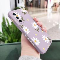 Švelnus ramunėlių telefono dėklas, skirtas Huawei P40 P50 P30 P20 Pro Lite Nova 5t Y7A Mate 40 30 20 Pro Lite, skysto silikono dangtelis For P20 Pro
