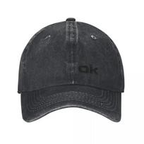 ok radiohead Baseball Cap Thermal Visor funny hat fishing hat Big Size Hat Unisexs Caps Womens gray