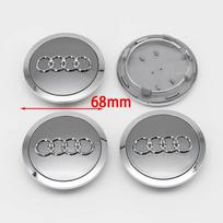 Audi B5 4 vnt. 135 MM Automobilio ratlankių gaubteliai 4F0601165N Audi A4 A5 A6 A7 Q3 Q5 A3 S5 Priedai Automobilio rato centriniai gaubteliai Ratlankių gaubteliai Stilius gray