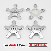Audi B5 4 vnt. 135 MM Automobilio ratlankių gaubteliai 4F0601165N Audi A4 A5 A6 A7 Q3 Q5 A3 S5 Priedai Automobilio rato centriniai gaubteliai Ratlankių gaubteliai Stilius