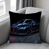 Mėlyna Raudona Carss M M Pagalvės užvalkalas Paprastas vienspalvis dizainas Staigmena Įvairiems miegamojo stiliams 55cmx55cm(22x22Inch)