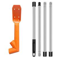 Long Handle Pipe Cleaners Tool Ergonomic Thicken Drain Unclogger Abrasion Resistance Easy to Use Roofing Leaf Shove gray