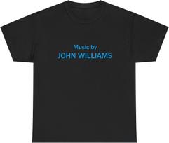 Music by John Williams T-shirt L blue
