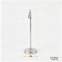 Metal Table Card Holder Adjustable Height Table Number Holder Memo Clip Stand  Wedding Banquet 5cm Base