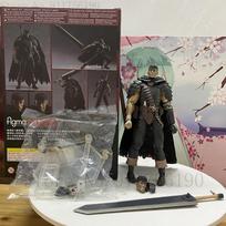 Figma 410 Berserk Black Swordman Action Figure Armor Ver. Figma 359 Collectible Model Toy Assembly Figurine Doll Christmas Gifts 17cm gray