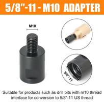 Kampinio šlifuoklio M10 į M14 adapterio sriegio keitiklis Adapterio jungties jungiklis Varžtas Jungiamasis strypas Veržlės Griovelio Galinė dalis