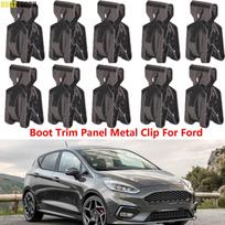 10x For Ford Fiesta MK6 Focus MK3 Mondeo MK3 S-MAX MK1 Boot Trim Panel Metal Clips Clamps Load Compartment 1430815 W712474S439 kaip parodyta spalva