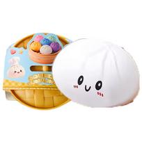Giant Squishies Dumpling Bun Toy, Slow Rising Glitter Dumpling Stress Ball, Stress Relief Fidget Toy For Home Office Travel Toys