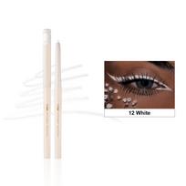 12-color Pearlescent Matte Not Easy To Smudge Eyeliner Gel Pen Rotatable Eyeliner Easy To Color Eyeshadow Pen 12