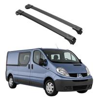 Stogo bagažinė RENAULT TRAFIC nuo 2001 iki 2014 juoda klasikiniams stogo bėgeliams