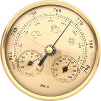 130MM Trys viename meteorologinė stotis Temperatūros matuoklis Drėgmės matuoklis Barometras Daugiafunkcinis barometras AVE auksinė