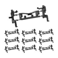 A51K-10Pcs for Evolution EX L200 TRITON Auto Roof Molding Clips Snap Roof Rail Trim Clip black
