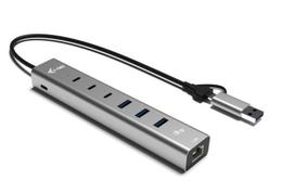 i-tec USB-C/USB-A Metal Hub 6-port 3xUSB-C/3xUSB-A