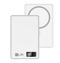 Quik Accessories QP-840 Slim Magnetic Wireless Power Bank 10,000mAh