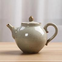 Wholesale Stoneware Teapot Single Teapot Entirely Handmade Creative Vintage Household Tea Set Siteel Traditional Chinese TeaSet white