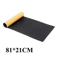 81*21CM Professional Longboard PVC Sticker Skateboard Sandpaper Deck Grip Tape Decorative Skate Scooter Decor Accessories black