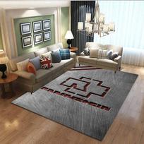 Rammstein Rock Band Large Rugs (Various Styles) – Non-Slip Floor Mats Suitable for Living Rooms, Bedrooms, Kitchens, and Sofa Areas 40x60cm( 15x23in ) gray