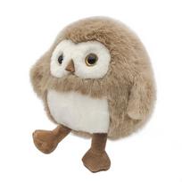 Miela miela pelėdos lėlė pliušinis žaislas pelėdos lėlė vaikų raminanti šluostės lėlė vyriška gimtadienio dovana 20cm（0.11kg） tamsiai ruda spalva